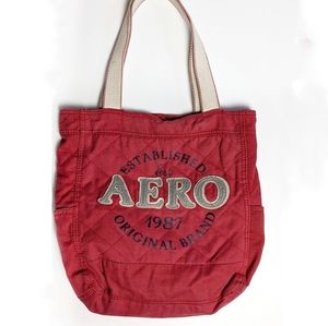 Y2K Aero Red Quilted School Shoulder Bag
